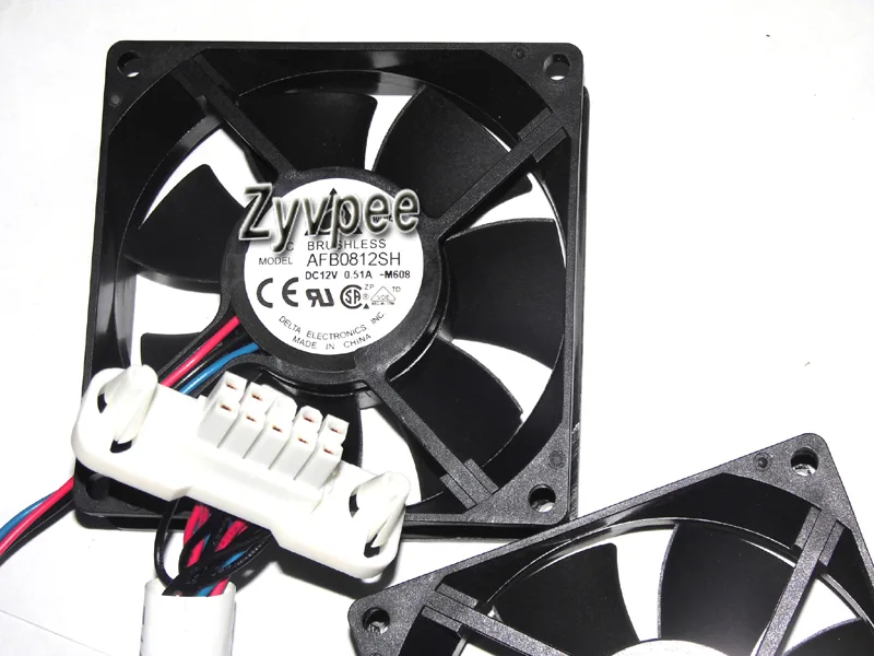 Zyvpee Zyvpee AFB0812SH 80mm 8025 12V .51A 4 Pcs case fan — product photo