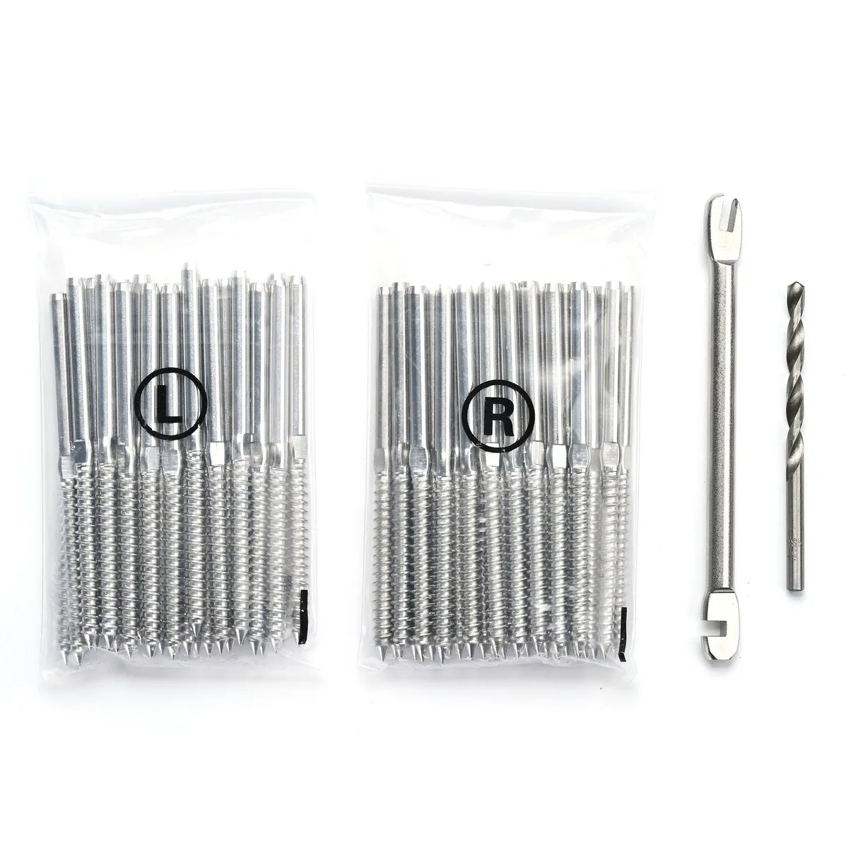 Yescom USA, Inc. Yescom USA, Inc. 25CAR004-RHLH20P 60-pack thread swage lag screw fitting — product photo