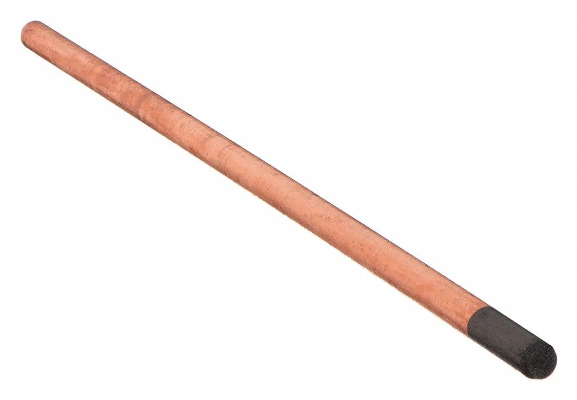Pack of fifty copperclad carbon gouging electrodes, pointed tips, 12 inch length