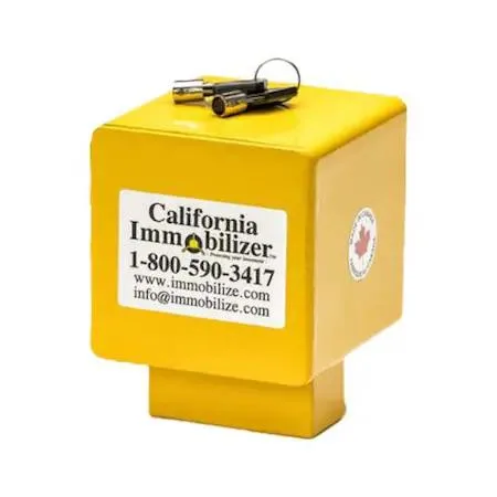 California Immobilizer California Immobilizer G00100 Bulldog Coupler Lock Yellow — product photo