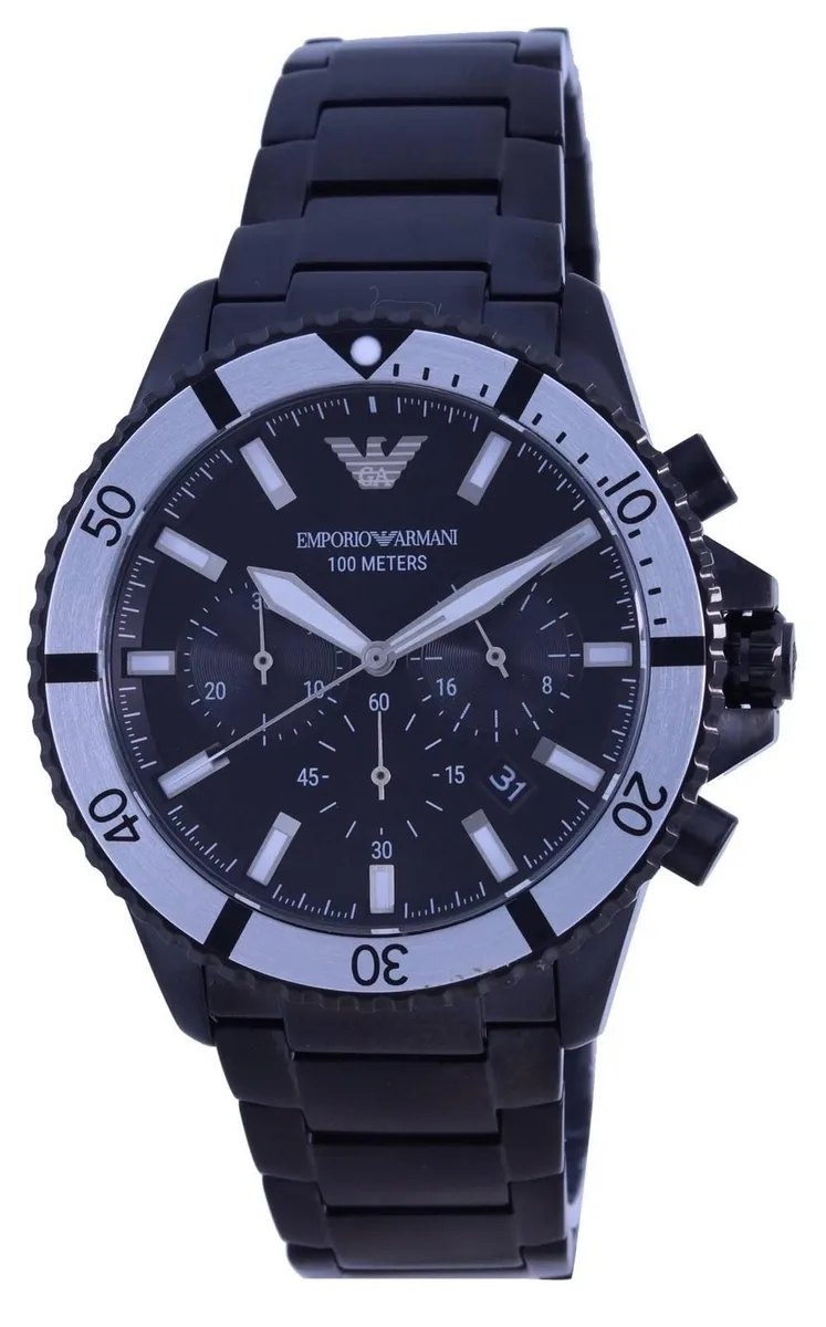 Emporio Armani Emporio Armani AR80050 Diver Chronograph Quartz 43mm 100M Watch — product photo