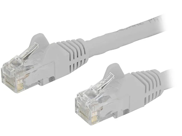 STARTECH STARTECH N6PATCH30WH network ethernet cable 30 ft white Cat6 snagless RJ45 — product photo