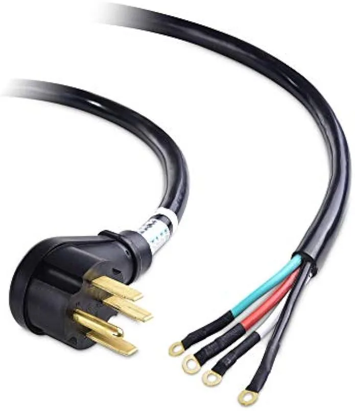 usbroway usbroway 4 Prong to 4 Wire Range Cord 10 ft 6/8 AWG 50 Amp NEMA 14-50P — product photo