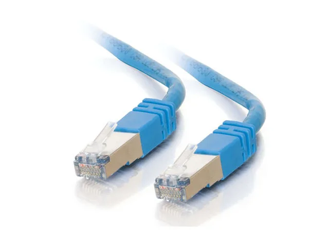 Cables To Go Cables To Go 27266 network ethernet cable Cat5e shielded 25 ft Blue — product photo