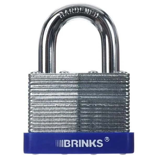 Brinks Brinks 172-44001 Keyed Different 44mm Laminated Steel Padlock — product photo