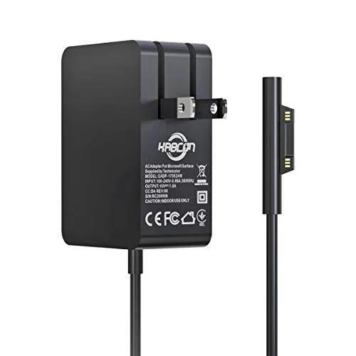  KABCON 24W 15V 1.6A AC Adapter for Surface Go/Pro Core m3 with Travel Bag — product photo