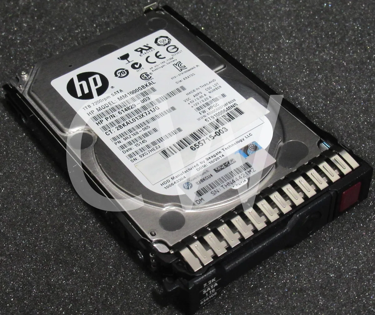 HP HP 1TB 7200RPM SATA 2.5" internal hard drive 655710-B21 — product photo