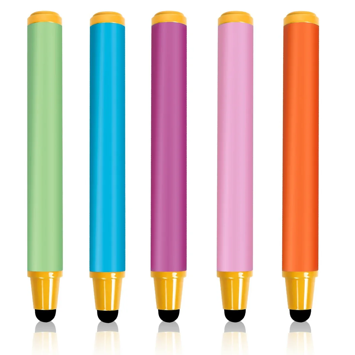 AGREJO Stylus 5-Pack Blue Pink Green Purple Red — product photo