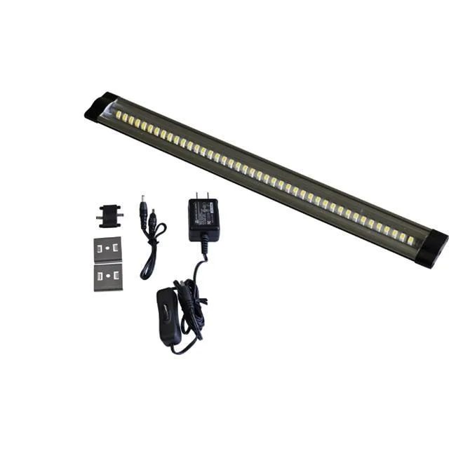 Silver aluminum 12 in LED striplight with 5 ft cord