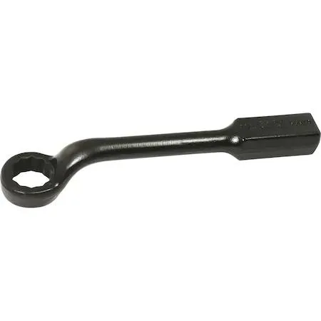 Gray Tools 1-1/4 inch 12-point 45-degree offset striking face box wrench, black oxide finish