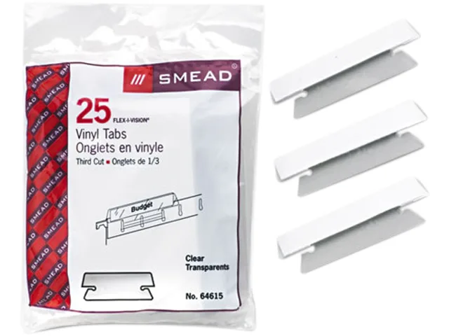 Smead Smead 64615 file folder tabs and inserts, 25 pack — product photo