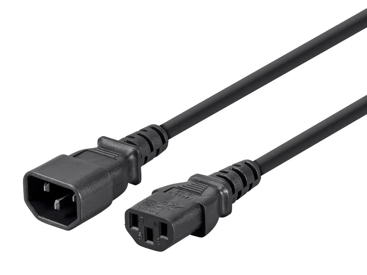 Monoprice Inc. Monoprice 106450 15 ft C13 to C14 power extension cord — product photo