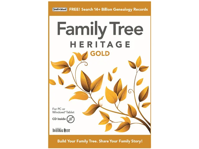 Individual Software Individual Software ESD-F16 Family Tree Heritage Gold learning — product photo