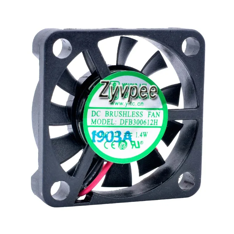 Zyvpee Zyvpee DFB300612H 30mm 12V 1.4W 2-Pin Case Fan — product photo