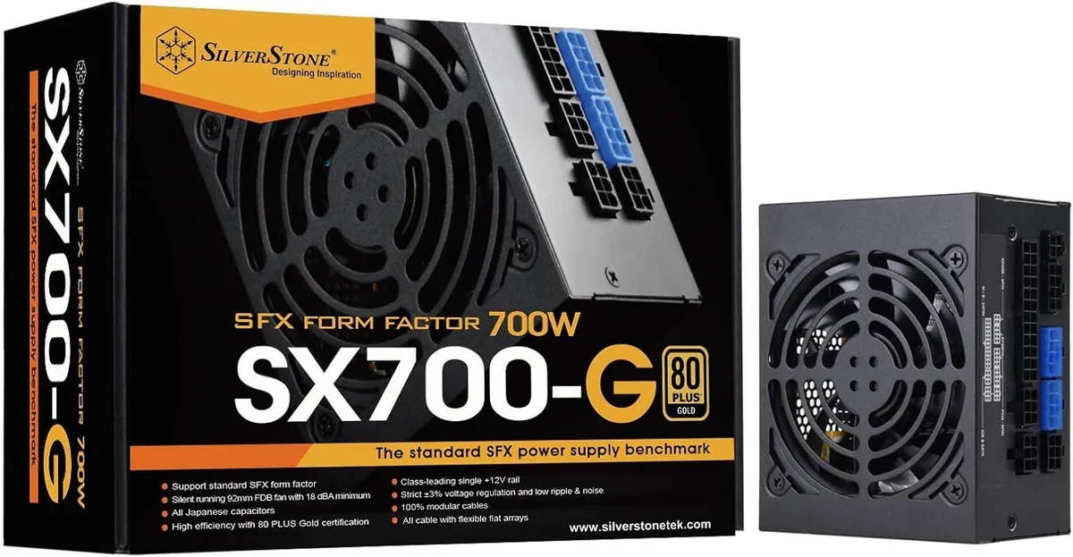 Silverstone Technology SilverStone Technology SST-SX700-G 700W SFX 80 Plus Gold server chassis — product photo