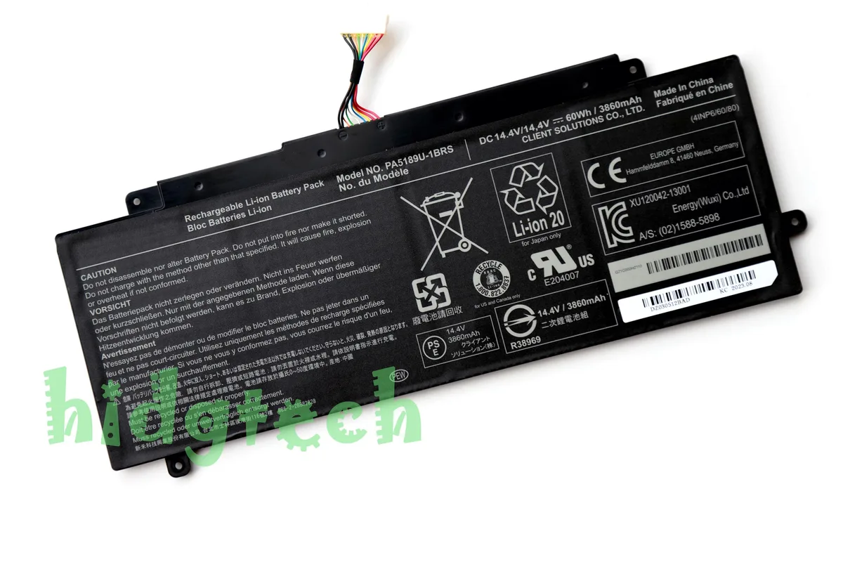 Beisite Beisite PA5189U-1BRS 14.4V 60Wh laptop battery — product photo