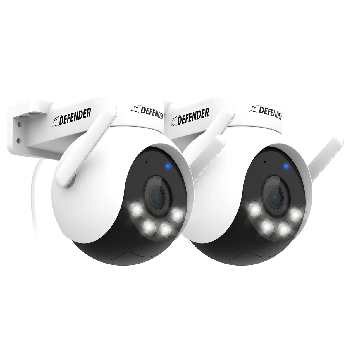 Defender Defender 4K Everwatch AI PTZ 360° Wi-Fi Outdoor Camera 2 Pack — product photo