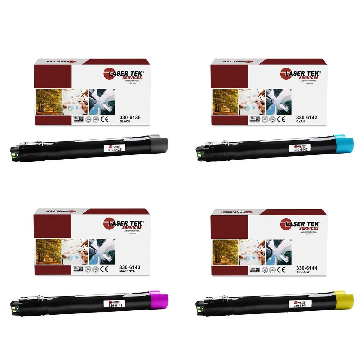 Laser Tek Services Laser Tek Services 7130 Compatible Toner Cartridge 4PK — product photo
