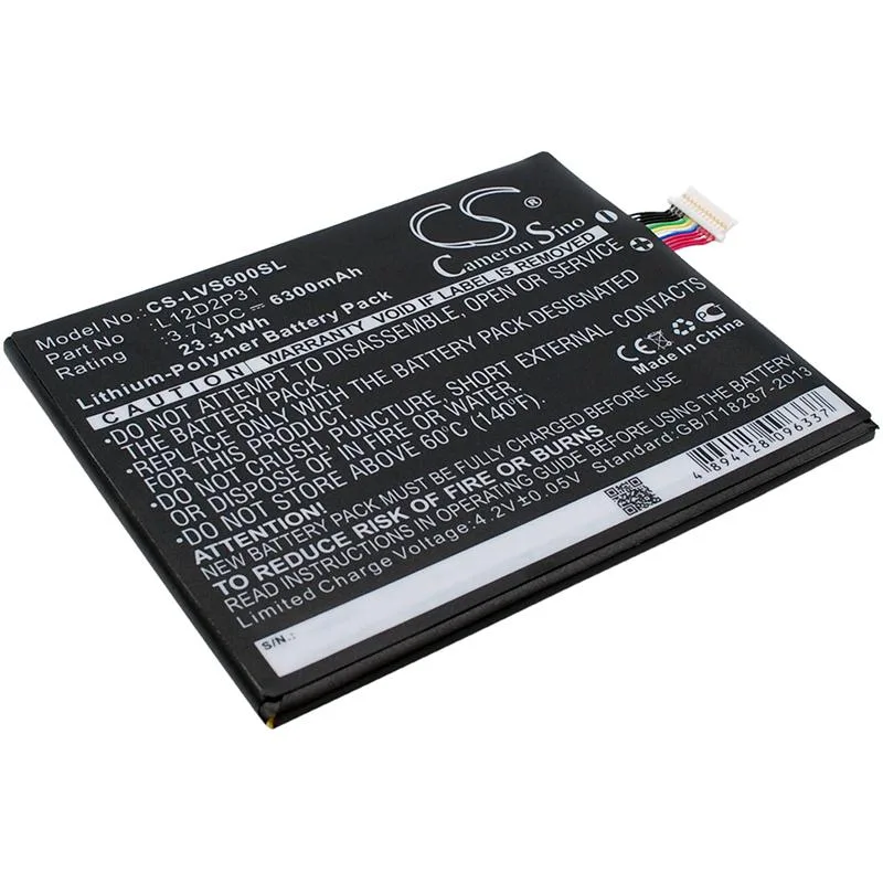 Cameron &amp; Co Cameron &amp; Co DS-CS-LVS600SL 6.3 Ah Li-Polymer battery — product photo