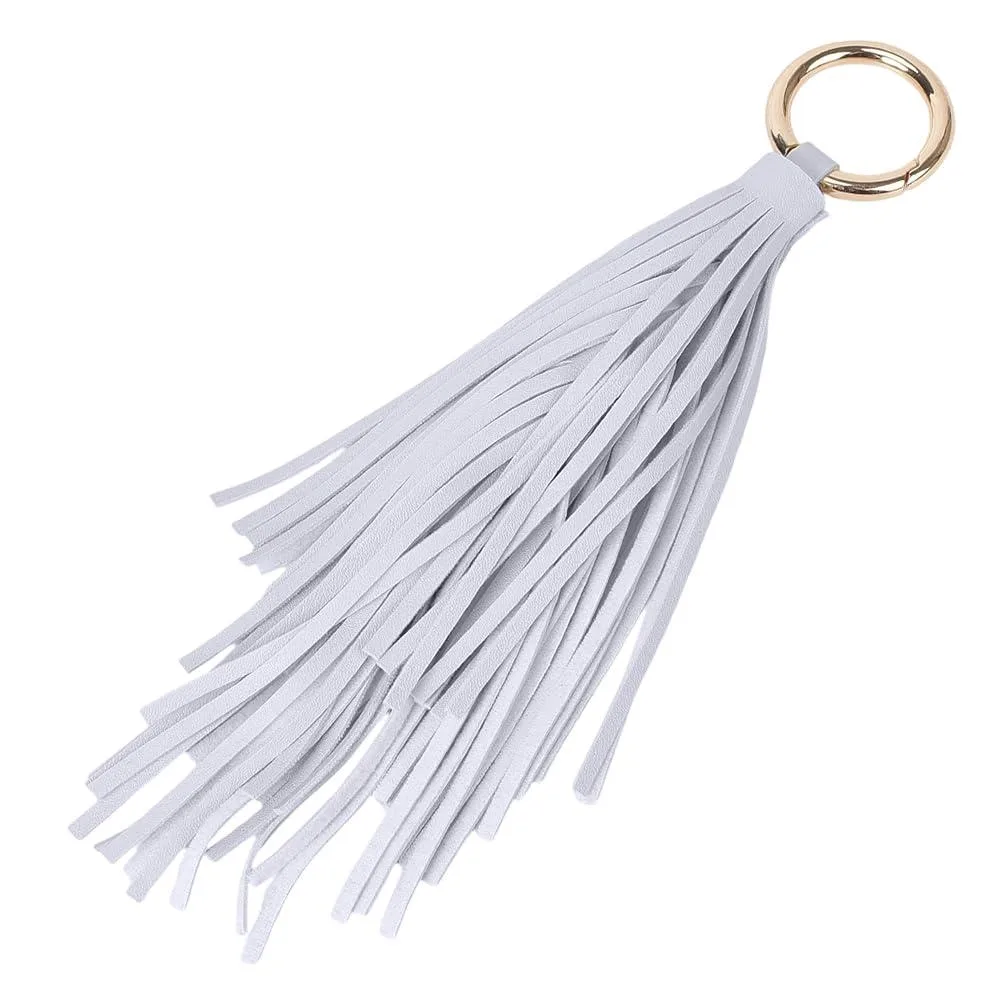 Viator Gear FIND-CL0002-41B-US Leather Tassel Keychain Black — product photo
