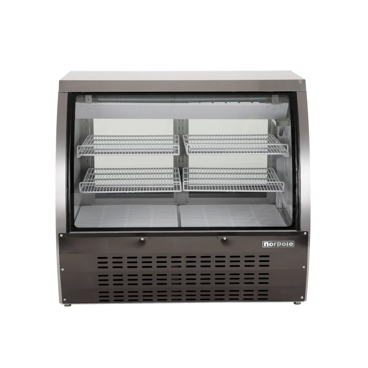 Magic Chef Magic Chef 48 in 18 cu ft Specialty Refrigerated Case Black Stainless — product photo