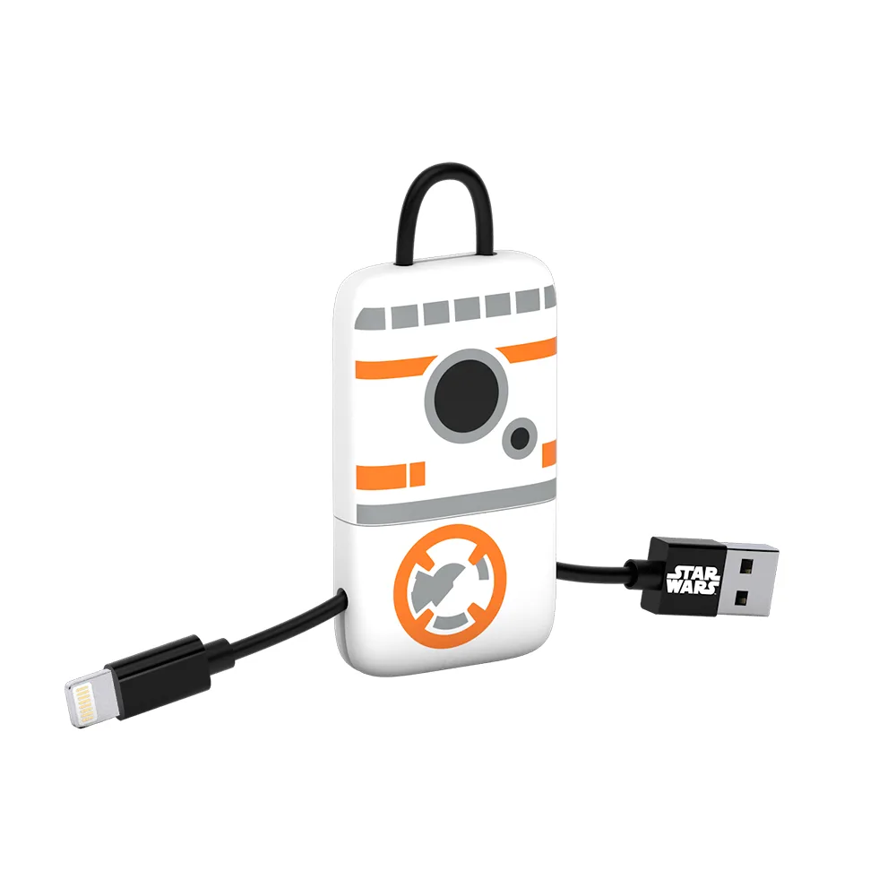 tribe-tech tribe-tech CLR33704 Star Wars TLJ BB-8 Lightning usb cable 22cm — product photo