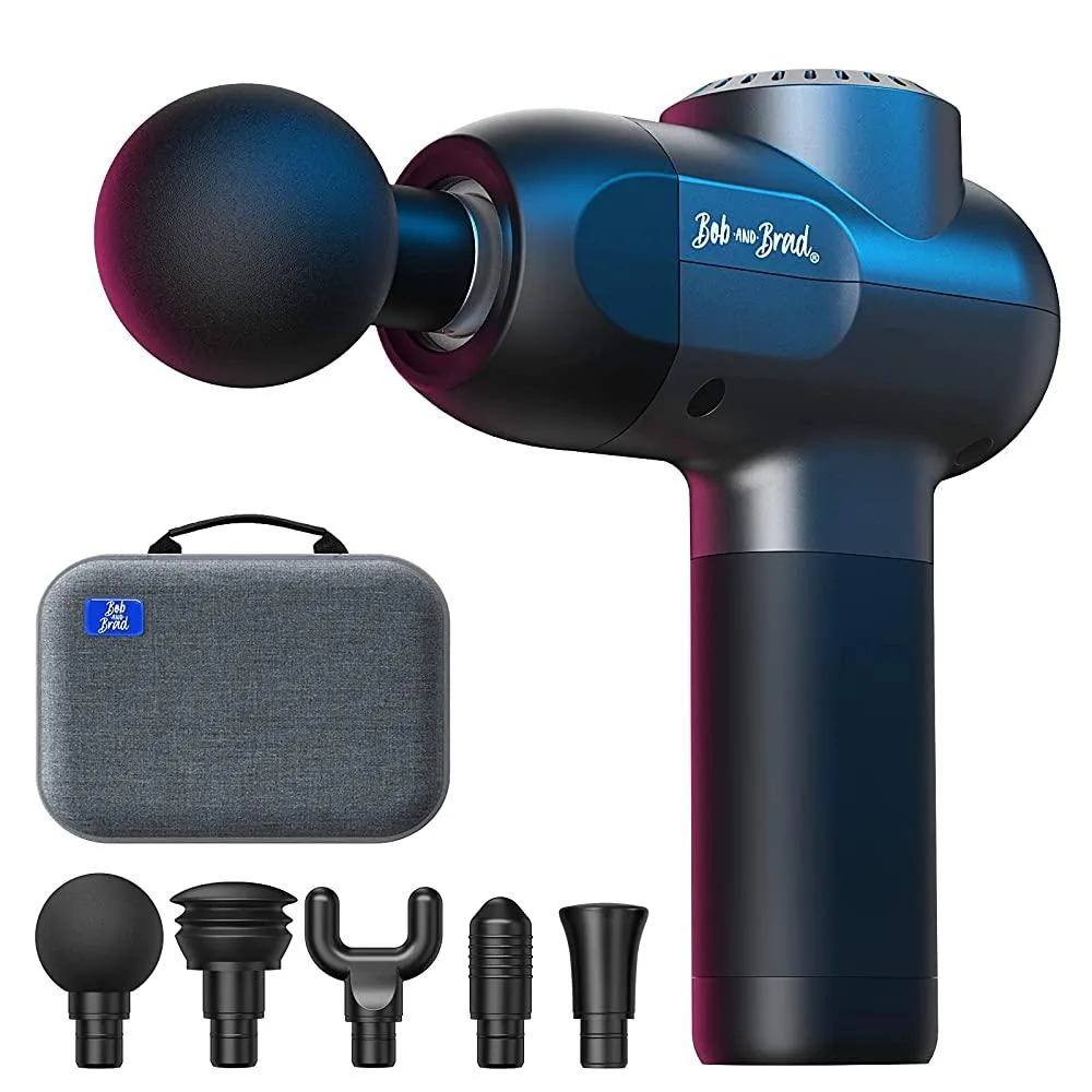 Bob and Brad Bob and Brad C2 Massage Gun 5 Speeds 5 Heads Black QL/DMS C2-D — product photo