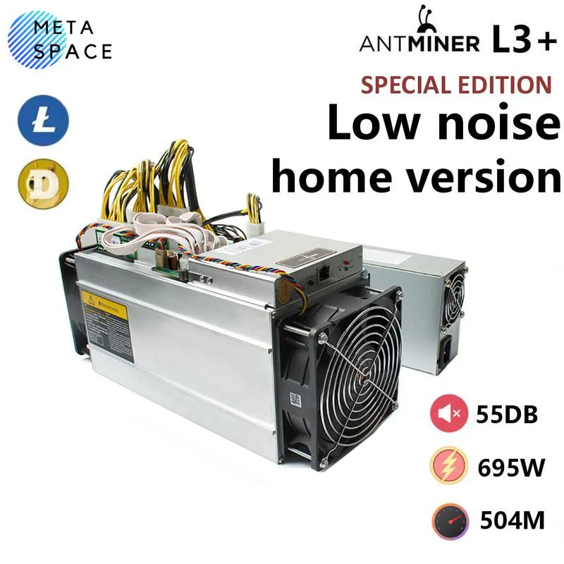 AFRNDK AFRNDK Antminer L3+ 55dB Low Noise Home Version 504MH/s 695W — product photo