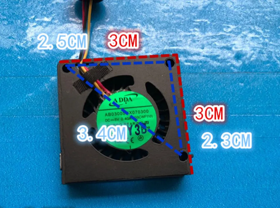 Zyvpee Zyvpee AB03005HX70300 30mm Hydraulic Blower Case Fan — product photo