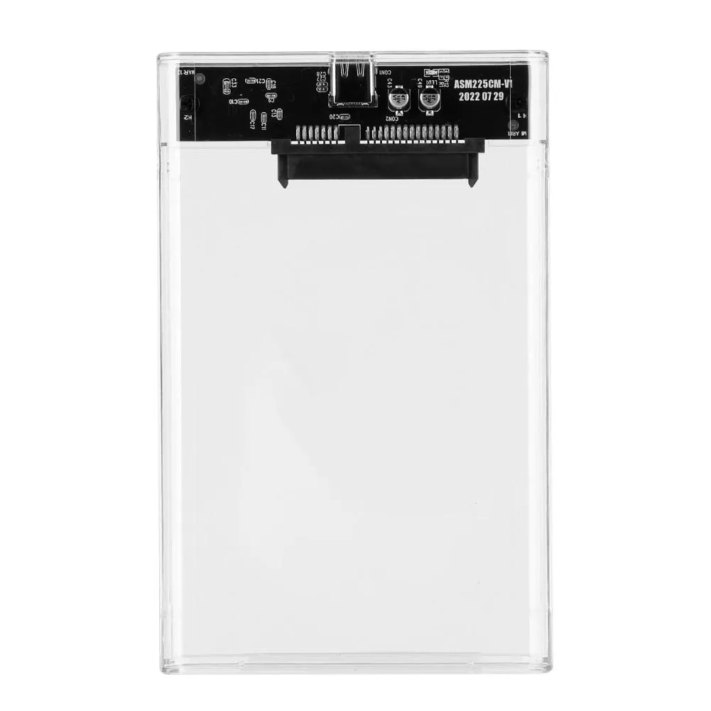 YINGHUA YINGHUA 2.5inch SATA USB3.1 8TB Transparent Enclosure — product photo