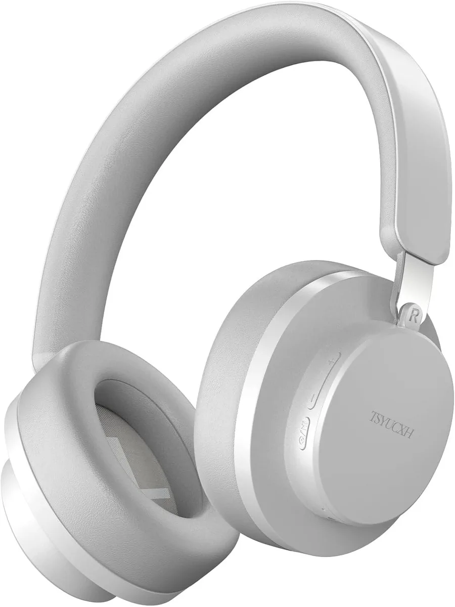 TUKO TUKO Noise Cancelling Headphones Wireless Grey 60h — product photo