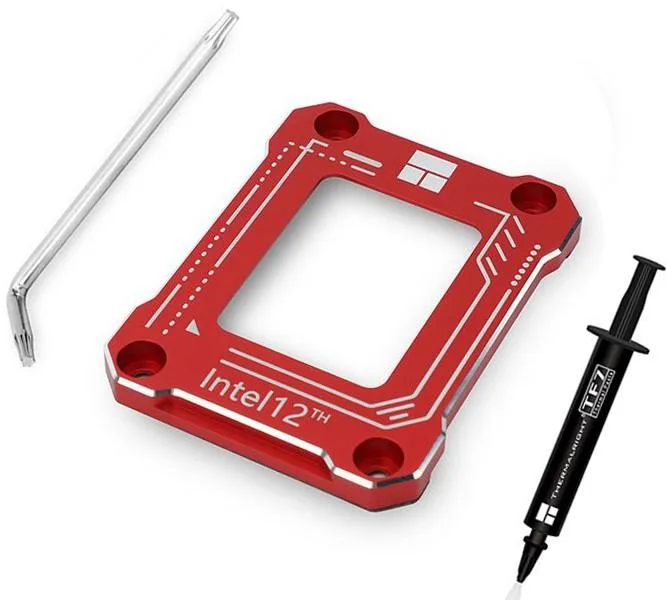 PANO-MOUNTS PANO-MOUNTS CPU Corrector Frame Intel 12th Gen LGA1700 Red — product photo