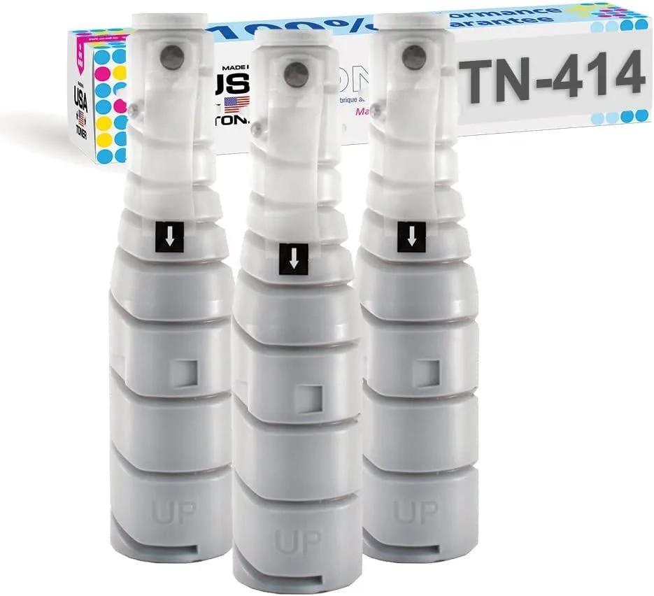 MADE IN USA TONER MADE IN USA TONER Compatible Toner Cartridge TN-414 Black 3 Pack — product photo