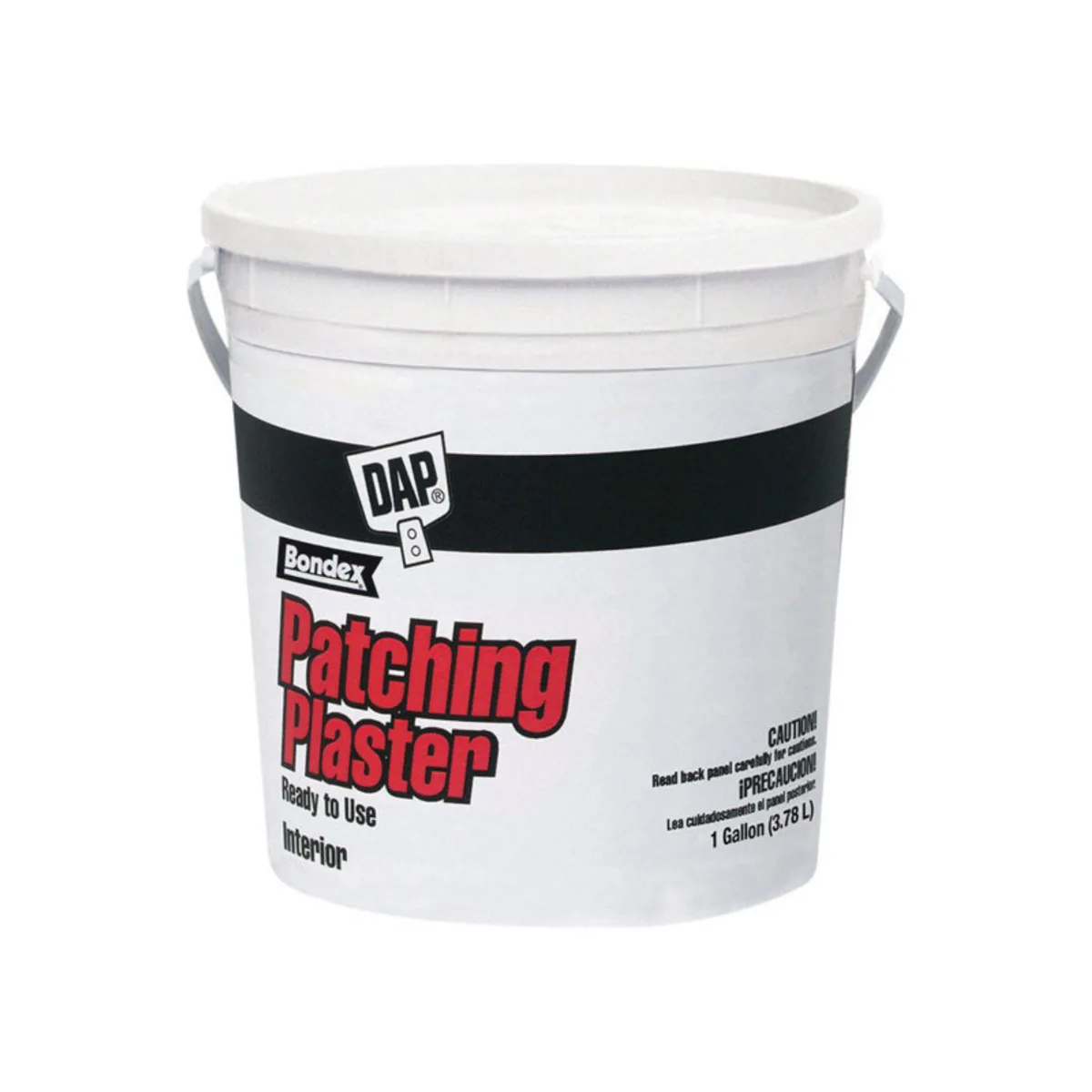 Two white one-gallon plastic pails with lids