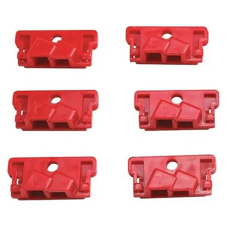 Brady Brady BL01-6 Circuit Breaker Lockout Single Pole Red PK6 — product photo