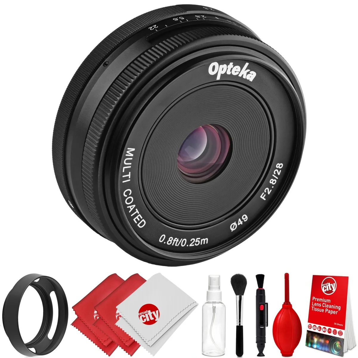 Opteka Opteka 28mm f/2.8 Manual Focus Prime Lens Micro Four Thirds — product photo
