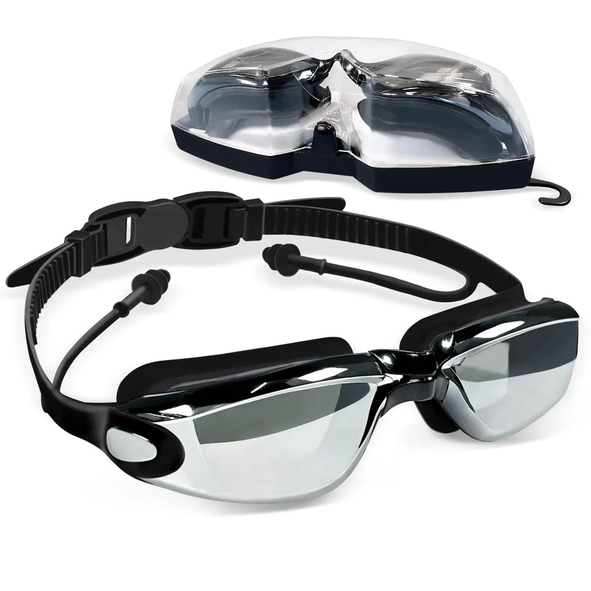  Airoads Shortsighted Swim Goggles -3 Black — product photo