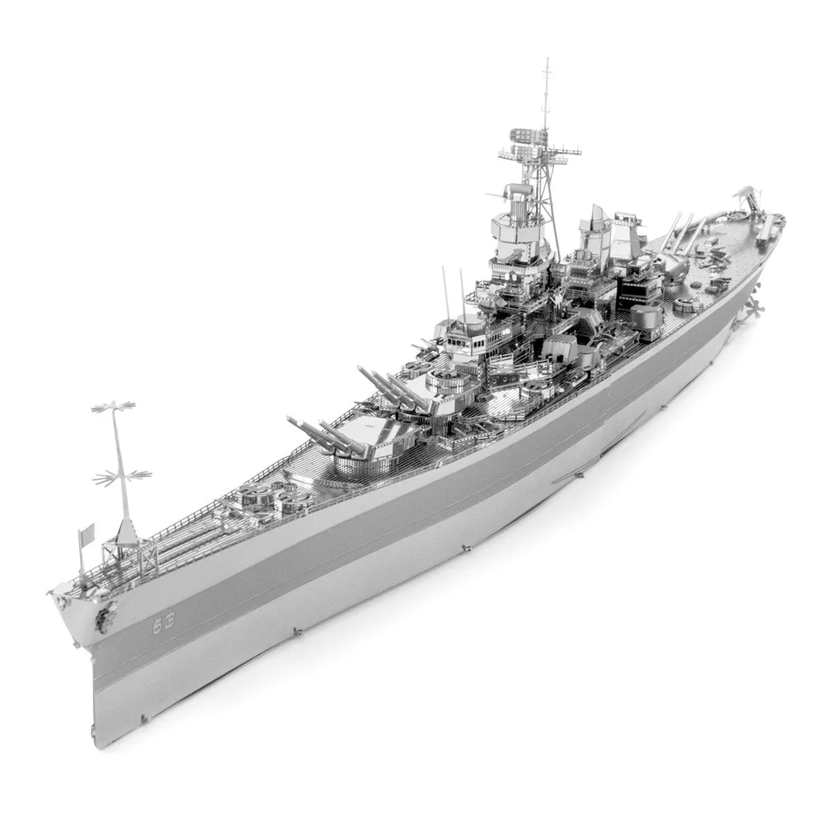 Fascinations Inc. Fascinations Inc. ICONX 111 USS Missouri BB-63 3D Metal Model Kit toy — product photo