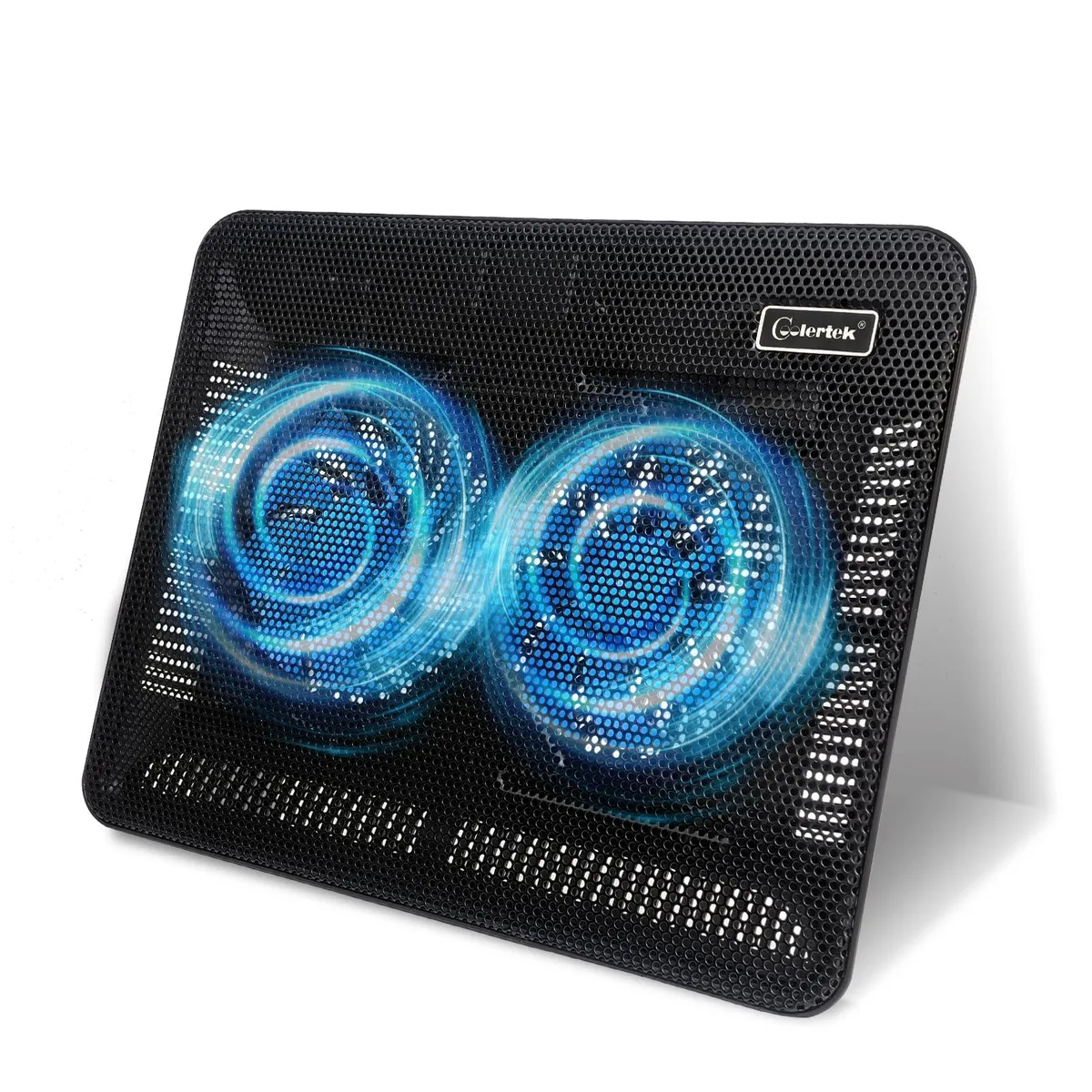  ENHANCE Laptop Cooling Pad 11-14 inch 2 Blue LED Fans — product photo