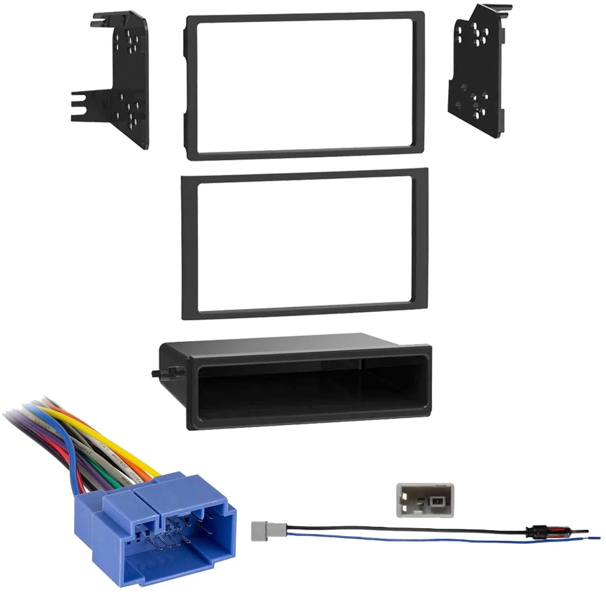 METRA METRA 99-7818 1/2 DIN Dash Kit with Harness &amp; Antenna Adapter for Honda 2003-2008 — product photo