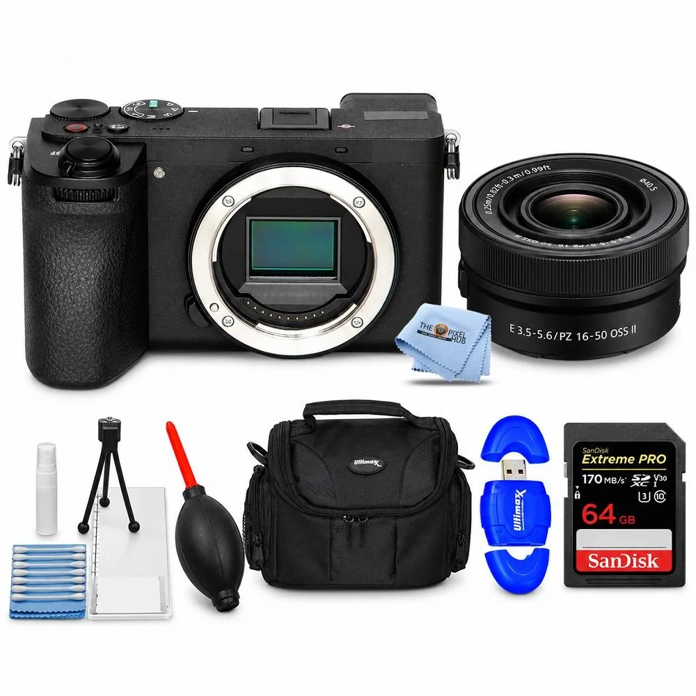 Sony Sony a6700 Compact Mirrorless Camera 16-50mm OSS II 7PC Bundle — product photo
