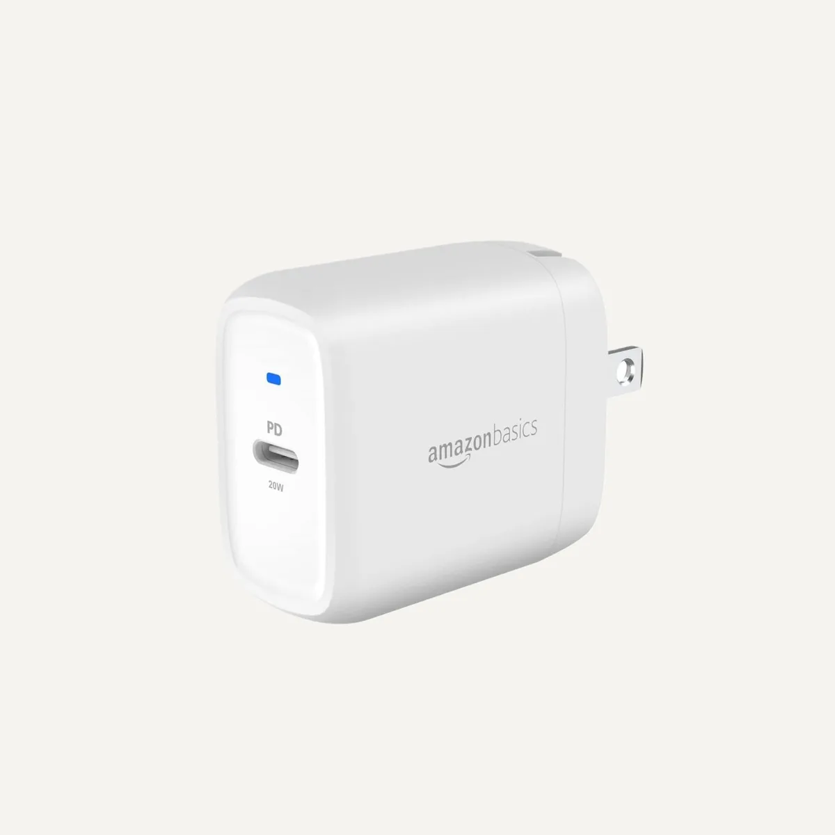 No Sew No Sew 20W Foldable USB-C Wall Charger PD 3.0 White — product photo