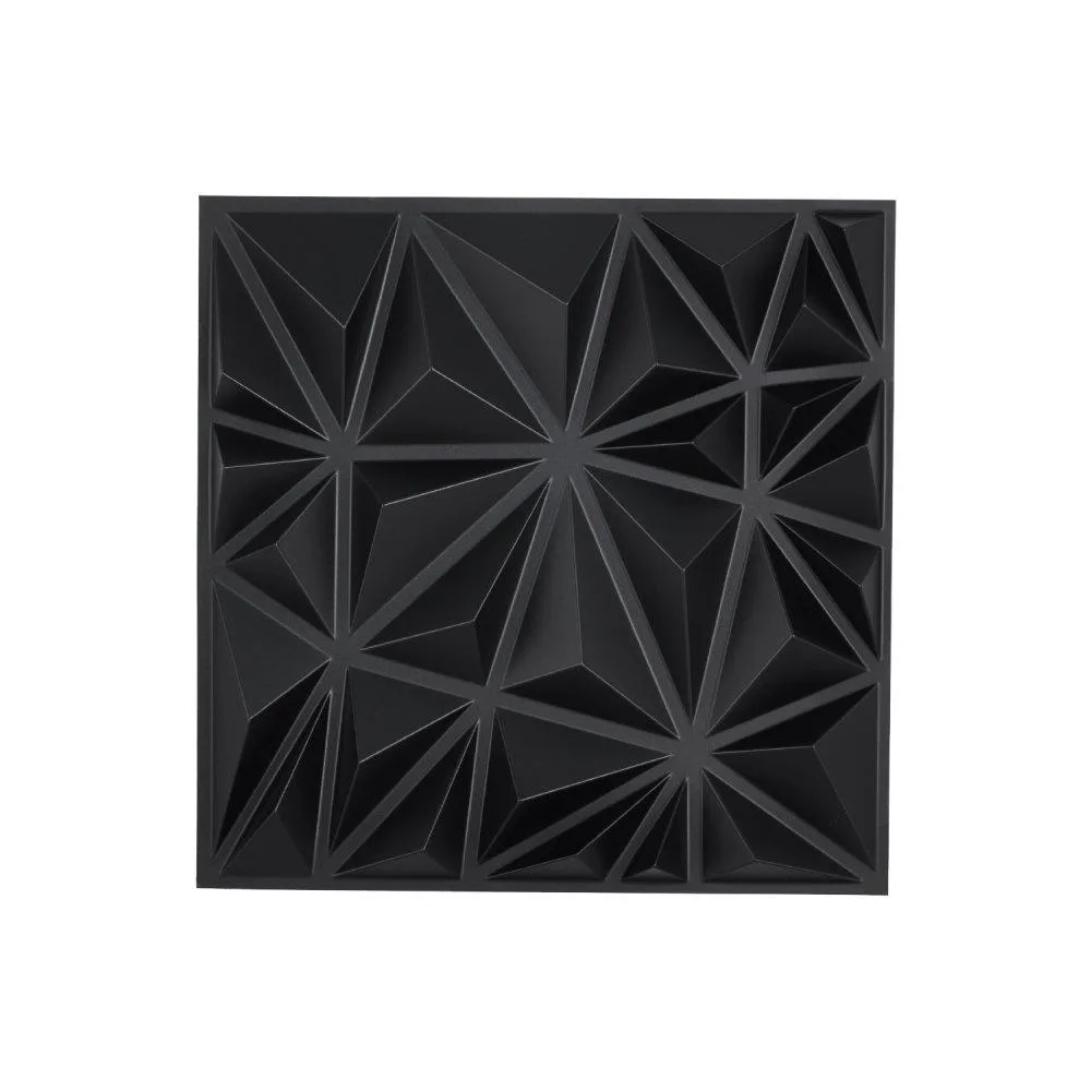 VEVOR VEVOR 3D Wall Panels TD074 Diamond 33-Pack 32 sq ft Matte Black PVC — product photo