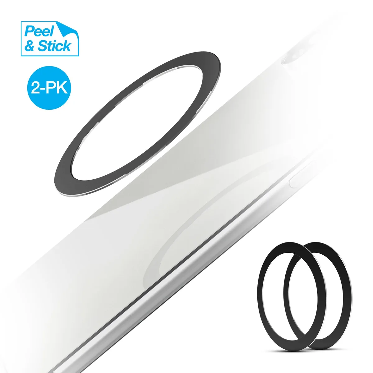 Naztech Naztech MagUP MagSafe Magnetic Ring 2-Pack 15605 — product photo