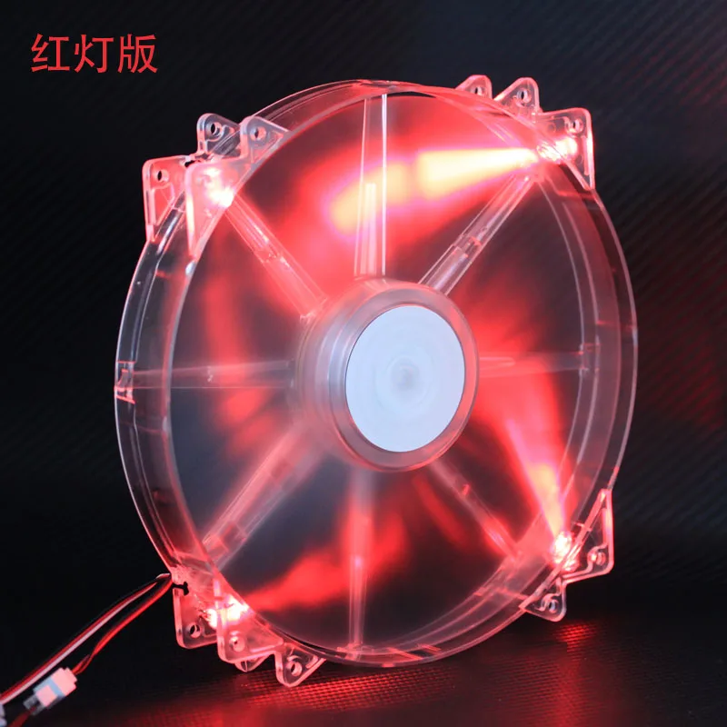 SXDOOL SXDOOL 200mm Case Fan Red LED 12V 700 RPM 19 dBA — product photo