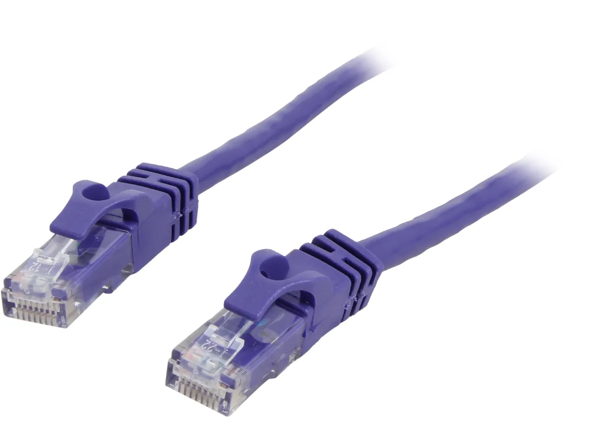 Cables To Go Cables To Go 27805 network ethernet cable Cat6 RJ45 25 ft Purple — φωτογραφία προϊόντος