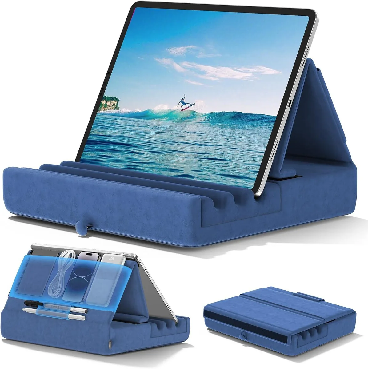 MCHOSE MCHOSE Tablet Pillow Holder Foldable iPad Stand 9.7 10.5 12.9 — product photo