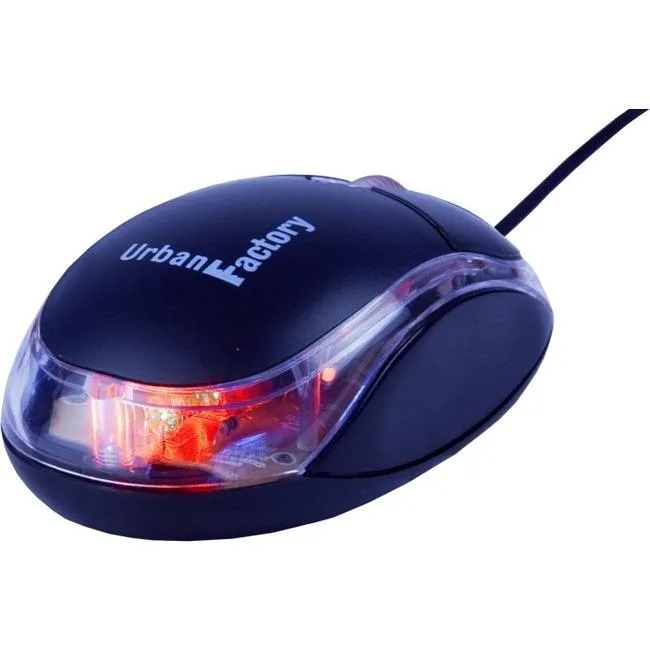 Acer America Acer America BDM02UF Gaming Mouse 800 dpi 3 Button USB Black Transparent — product photo
