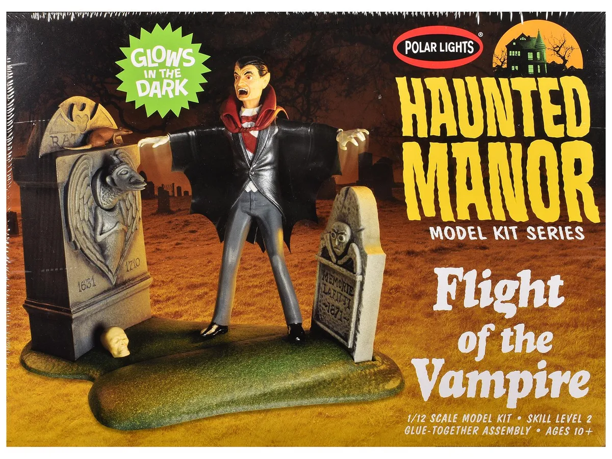 Polar Lights Polar Lights POL977 1/12 Haunted Manor Flight of the Vampire hobby collectible — product photo