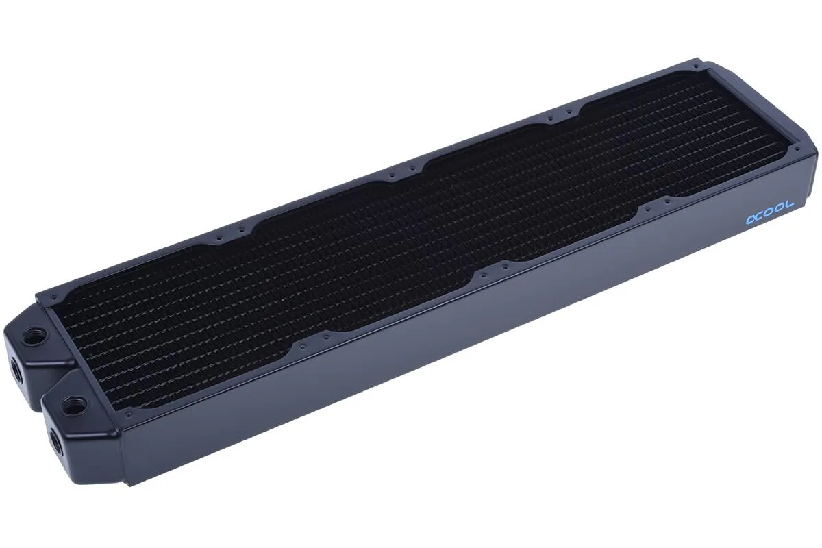 Alphacool Alphacool NexXxos XT45 Full Copper Radiator 480mm 45mm Black G1/4 14167 — product photo